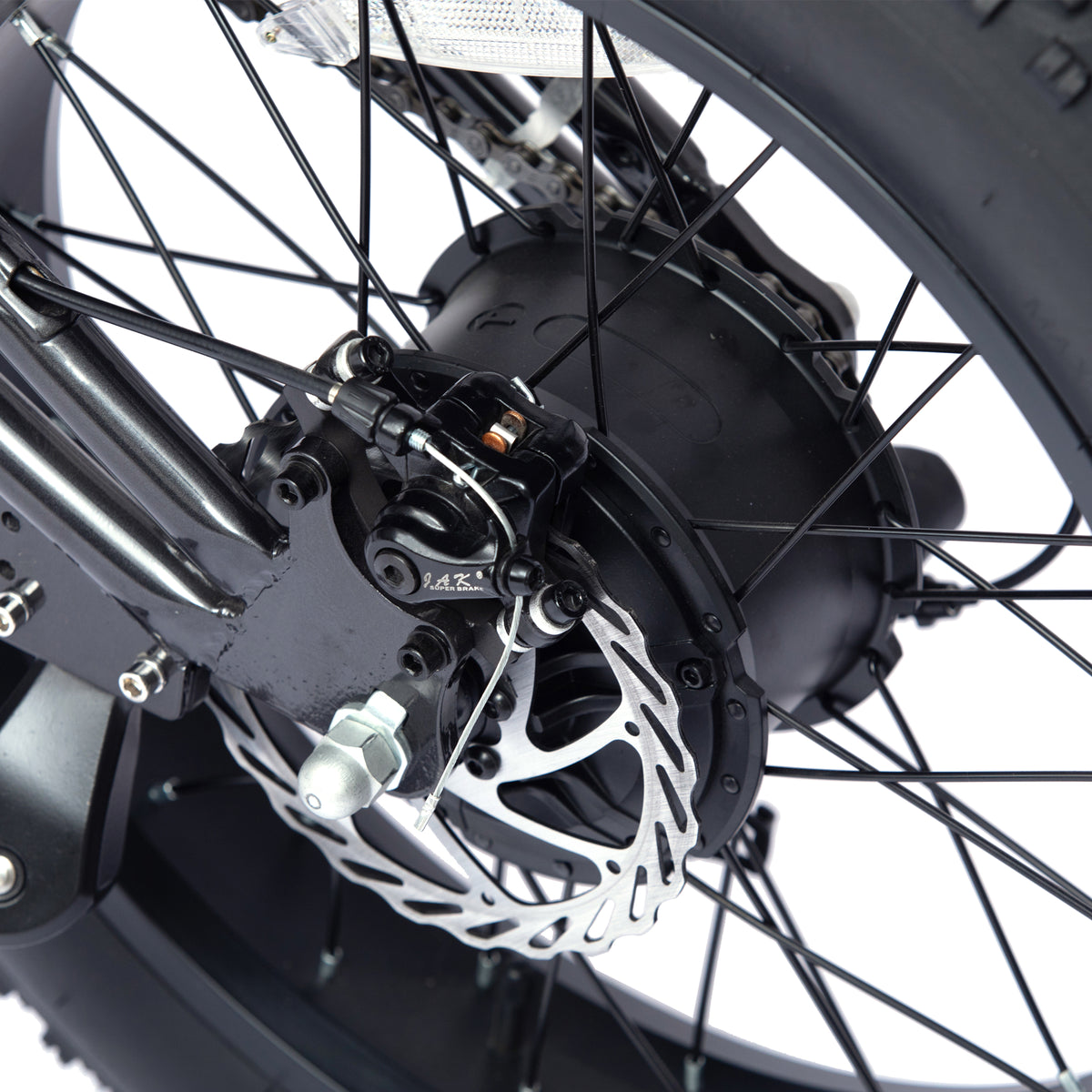 48V 22.5Ah Large Capacity Electric Fat Tire Bike 20x4 (ang.). Wheel Snow Bike With Front And Rear Shock Absorption (ang.). Brake E Bike