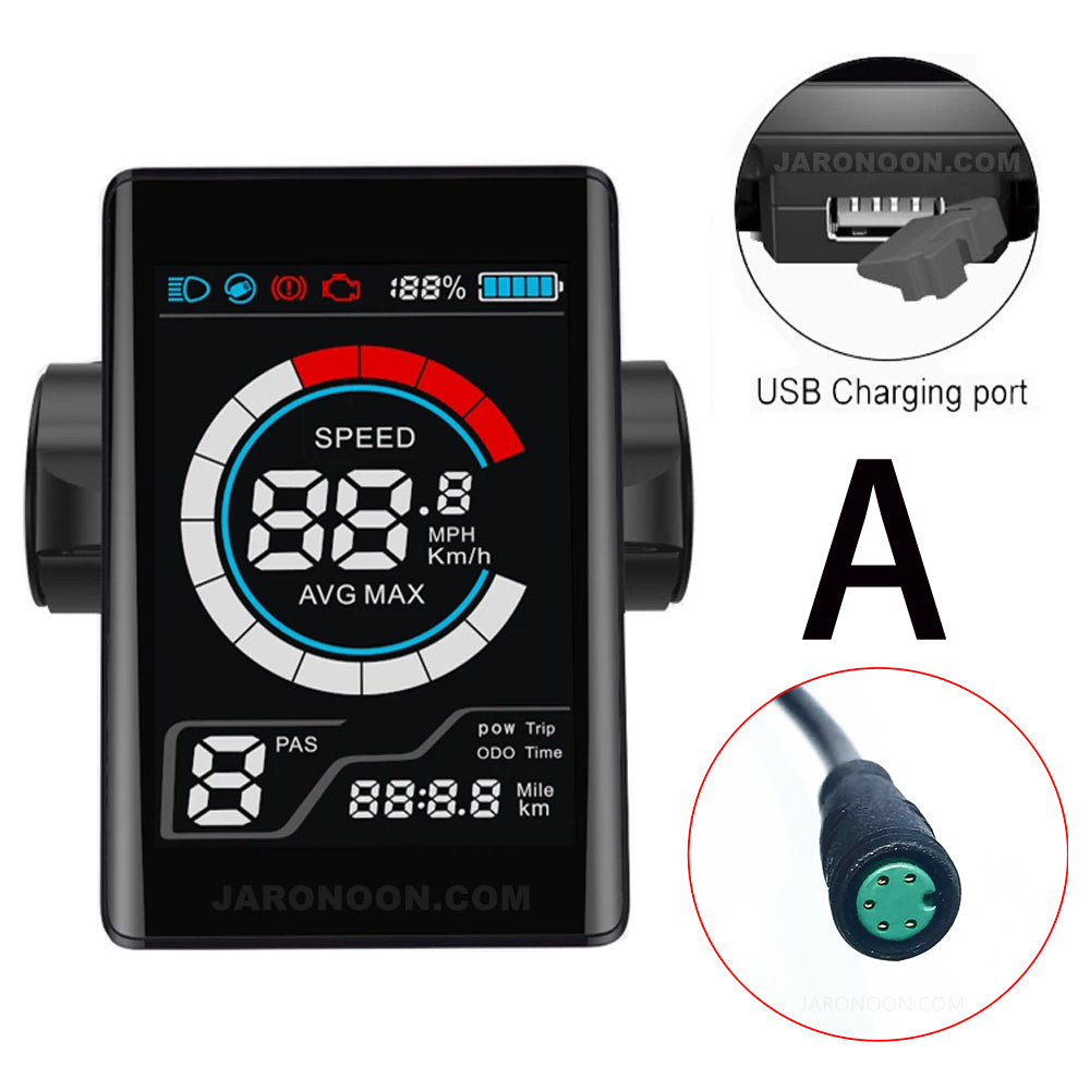 Wyświetlacz LCD do roweru elektrycznego CMACEWHEEL