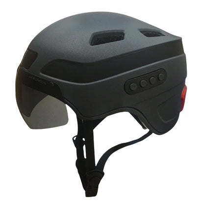 Upgradowany Bluetooth Calling Smart Helmet z 1080P HD Built-in Driving Recorder Camera, Detachable Visor,Turn Signal Taillight