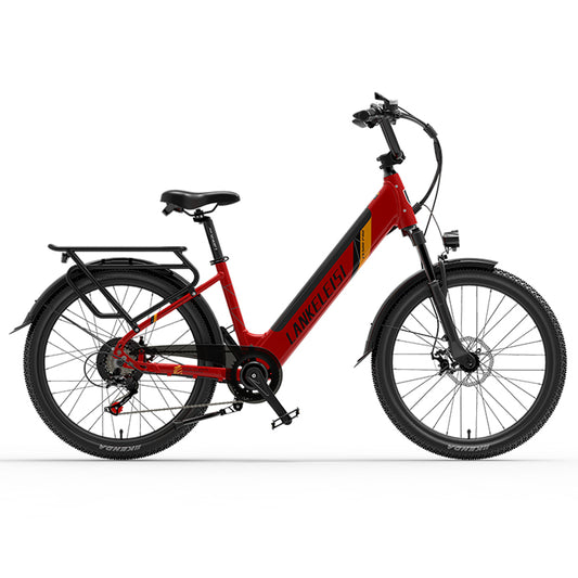 ES500 Pro 500W 48V 16Ah 130Km Endurance 24 Inch Brushless Motor Urban Electric (ang.). Bike Dual Disc Brakes 32km h Max Speed City Bik (ang.)