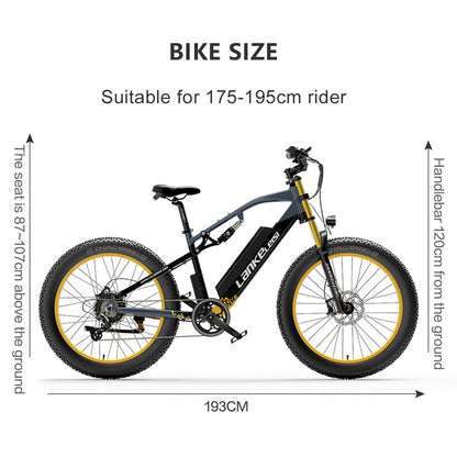 RV700 1000W 48V 16Ah Powerful Electric Bicycle 26 Inch Beach Bike Mountain (ang.). Bike Upgrad Oil Spring Downhill Fork Dual Suspension (ang.)