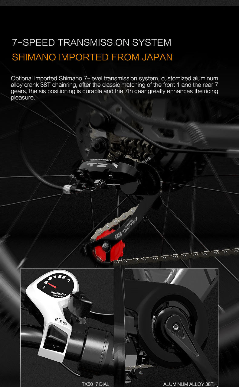 ES500 Pro 500W 48V 16Ah 130Km Endurance 24 Inch Brushless Motor Urban Electric (ang.). Bike Dual Disc Brakes 32km h Max Speed City Bik (ang.)