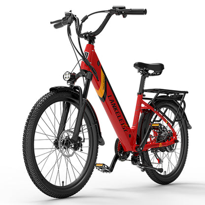 ES500 Pro 500W 48V 16Ah 130Km Endurance 24 Inch Brushless Motor Urban Electric (ang.). Bike Dual Disc Brakes 32km h Max Speed City Bik (ang.)