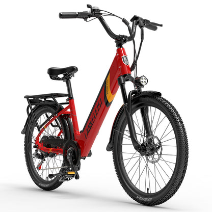ES500 Pro 500W 48V 16Ah 130Km Endurance 24 Inch Brushless Motor Urban Electric (ang.). Bike Dual Disc Brakes 32km h Max Speed City Bik (ang.)