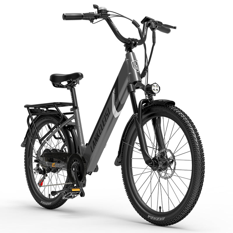 ES500 Pro 500W 48V 16Ah 130Km Endurance 24 Inch Brushless Motor Urban Electric (ang.). Bike Dual Disc Brakes 32km h Max Speed City Bik (ang.)