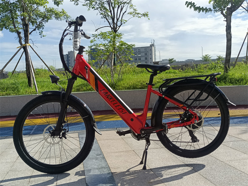 ES500 Pro 500W 48V 16Ah 130Km Endurance 24 Inch Brushless Motor Urban Electric (ang.). Bike Dual Disc Brakes 32km h Max Speed City Bik (ang.)