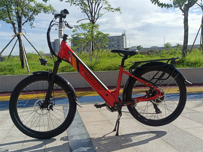 ES500 Pro 500W 48V 16Ah 130Km Endurance 24 Inch Brushless Motor Urban Electric (ang.). Bike Dual Disc Brakes 32km h Max Speed City Bik (ang.)
